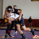 High School wrestlers hit the mats in a Preseason Tournament held at the FD Jungle. (photo by Bout It Productions.)