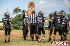 The Hals Angels and The Tamuning Steelers Metgots battle for the championship spot on Oct. 27, 2019. (photo by Bout It Productions)