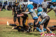 The Hals Angels and The Tamuning Steelers Metgots battle for the championship spot on Oct. 27, 2019. (photo by Bout It Productions)