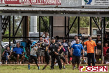 The Hals Angels and The Tamuning Steelers Metgots battle for the championship spot on Oct. 27, 2019. (photo by Bout It Productions)