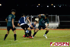 The returning champions JFK Islanders defeated the Southern Dolphins 4-1 in the Tuesday evening IIAAG High School Boys Soccer matchup. (Photo by Michael Blas)