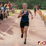 Guam High Panther Hannah Zura finishes second overall with a time of 21:21. (Photo by Michael Blas)