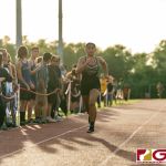 Tiyan Titan Ally Angoco finsihes first for her team with a time of 24.35. (Photo by Michael Blas)