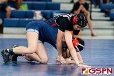 The FD Friars and Academy Cougars faced off against the host team Okkodo Bulldogs Saturday morning in IIAAG High School Wrestling. (Photo by Michael Blas)