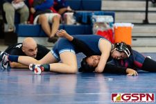 The FD Friars and Academy Cougars faced off against the host team Okkodo Bulldogs Saturday morning in IIAAG High School Wrestling. (Photo by Michael Blas)