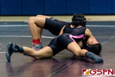 The FD Friars and Academy Cougars faced off against the Simon Sanchez Sharks in week six of the IIAAG High School Wrestling season. (Photo by Michael Blas)