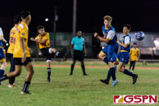 The Guam High Panthers defeated the GW Geckos 3-1 Tuesday evening to pick up their win of the IIAAG Boys High School Soccer season. (Photo by Michael Blas)