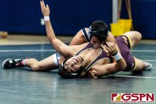 The FD Friars and Academy Cougars faced off against the Simon Sanchez Sharks in week six of the IIAAG High School Wrestling season. (Photo by Michael Blas)