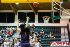 Okkodo Bulldog Angeli Dacanay fires from deep in the second quarter of the game. (Photo by Michael Blas)
