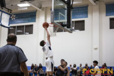 Harvest Eagles JV Wes Keith takes it to the bucket for the easy two. ( Photo by Bout It Productions )