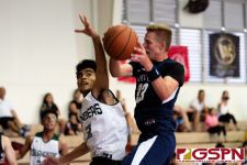 The JFK Islanders made a 4th quarter comeback to defeat the Harvest Eagles 58-51 to remain undefeated in the 2020 GSPN Preseason Boys Basketball Tournament presented by Guam Army National Guard. (Photo by Michael Blas)