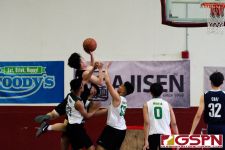 The JFK Islanders made a 4th quarter comeback to defeat the Harvest Eagles 58-51 to remain undefeated in the 2020 GSPN Preseason Boys Basketball Tournament presented by Guam Army National Guard. (Photo by Michael Blas)