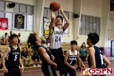 The JFK Islanders made a 4th quarter comeback to defeat the Harvest Eagles 58-51 to remain undefeated in the 2020 GSPN Preseason Boys Basketball Tournament presented by Guam Army National Guard. (Photo by Michael Blas)
