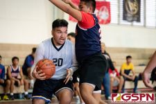 The Okkodo Bulldogs defeated the ND Royals 67-52 and will move on into the third place game of the 2020 GSPN Preseason Boys Basketball Tournament presented by Guam Army National Guard. (Photo by Michael Blas)