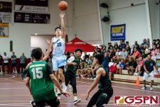 The JFK Islanders defeated the defending tournament champions St. Paul Warriors 68-59 to lock in their spot in the 2020 GSPN Preseason Boys Basketball Tournament championship game presented by Guam Army National Guard. (Photo by Michael Blas)