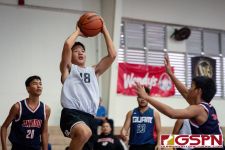 The Okkodo Bulldogs defeated the ND Royals 67-52 and will move on into the third place game of the 2020 GSPN Preseason Boys Basketball Tournament presented by Guam Army National Guard. (Photo by Michael Blas)