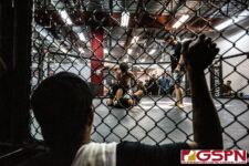 Steel Athletics held their glorified sparring session 6 Friday evening in MMA, kickboxing and boxing. (photo by Bout It Productions)