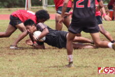 The Sanchez Sharks bounced back in a big way, blanking the Tiyan Titans. (photo by Robert Balajadia)