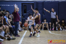 St. Paul Warriors Josiah Quintanilla looks to get by FD Friars Daryll Robles. (photo by Bout It Productions)