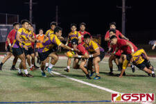 The FD Friars defeat the GW Geckos 35-5 in a Rugby Championship rematch Wednesday evening at Guam High School. (Photo by Michael Blas)