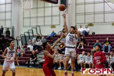 FD Friar Matthew Santos adds another two points in the fourth quarter.(Photo by Michael Blas)