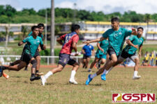 The Okkodo Bulldogs and Southern Dolphins kicked off Saturday afternoon's ISA Boys Rugby matches at GW Field. (Photo by Michael Blas)