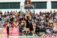 New Zealand's Shea Ili shoots from beyond the arc in the closing minutes of the first quarter. New Zealand defeated Guam 113-94 in the FIBA Asia Cup 2021 Qualifiers match. (Photo by Michael Blas)