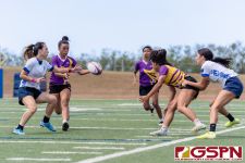 The ND Royals defeated the GW Geckos after a 10-all tie through both sudden-death overtime periods. The ND Royals were awarded the win having scored the games first try to become the 2020 GRFU/ISA High School Girls Rugby Champions. (Photo by Michael Blas)