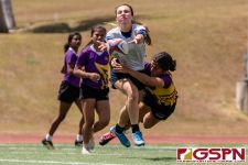The ND Royals defeated the GW Geckos after a 10-all tie through both sudden-death overtime periods. The ND Royals were awarded the win having scored the games first try to become the 2020 GRFU/ISA High School Girls Rugby Champions. (Photo by Michael Blas)