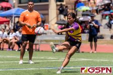 The ND Royals defeated the GW Geckos after a 10-all tie through both sudden-death overtime periods. The ND Royals were awarded the win having scored the games first try to become the 2020 GRFU/ISA High School Girls Rugby Champions. (Photo by Michael Blas)