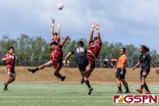 The FD Friars defeated the Sanchez Sharks 20-5 to become the 2020 GRFU/ISA High School Boys Rugby Champions. (Photo by Michael Blas)