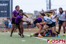 The ND Royals defeated the GW Geckos after a 10-all tie through both sudden-death overtime periods. The ND Royals were awarded the win having scored the games first try to become the 2020 GRFU/ISA High School Girls Rugby Champions. (Photo by Michael Blas)