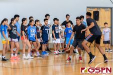Guam's young basketball athletes sharpen their skills at the Guam Basketball Summer Camp Series with this weeks focus on performance. The camp was created by Coach EJ Calvo and features national coaches and players. (Photo by Michael Blas)