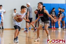 Guam's young basketball athletes sharpen their skills at the Guam Basketball Summer Camp Series with this weeks focus on performance. The camp was created by Coach EJ Calvo and features national coaches and players. (Photo by Michael Blas)