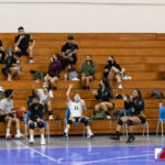 The Tiyan High Titans JV Team head down south to the Southern High Dolphins JV Team territory to compete in the ISA Girls Volleyball matchup. Photo by Bout It Productions.