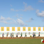 The Southern High Dolphins head north to The JFK Islanders turf for the ISA Cross Country Meet. Photo by Bout It Productions