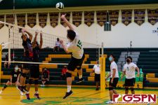 The JFK Islanders start of strong with their first win of the season, defeating the Sanchez Sharks in the 4th set. (Photo by Michael Blas)