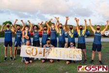 The Guam High Panthers are crowned the 2021 IIAAG Boys Cross Country Champions. (Photo by Michael Blas)