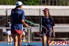 The Harvest Eagles swept the IIAAG All-Island Tournament, placing first, second, and third in the girls doubles. (Photo by Michael Blas)