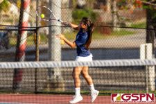 The St. John's Knights faced off against the Academy Cougars Tuesday afternoon at Tamuning Courts in IIAAG Tennis. (Photo by Michael Blas)