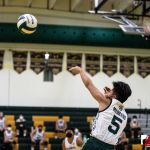 JFK Islander Karl Medrano takes a shot to the ball. Photo by Bout It Productions
