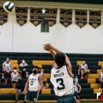 JFK Islander Mark Morales sends the ball back across the net. Photo by Bout It Productions