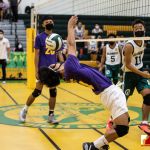 GW Gecko Nathan Castro connects with the ball matrix style. Photo by Bout It Productions