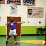 GW Gecko Daniel Alig serves up a few straight points to the board. Photo by Bout It Productions