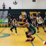 JFK Islander Rileey Cruz gets ready to receive the ball. Photo by Bout It Productions