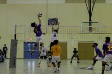 The Okkodo Bulldogs defeated the GW Geckos in four sets to advance to the ISA Boys Volleyball Championship Game next week! (photo by Omar Nobuo)