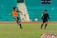 The JFK Islanders defeat the Simon Sanchez Sharks 10-0 in their 2021 ISA Boys Soccer matchup. (Photo by Michael Blas)