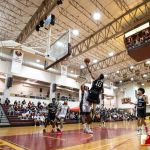 Team Supreme Xander Sanchez gets in a shot attempt against Team Elite. (photo by Bout It Productions)