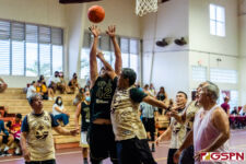 Class of 1996/97 defeats Class of 1979/80 33-31 in the 2021 FD Alumni Tournament. (Photo by Michael Blas)