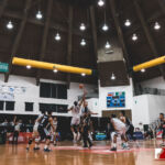 Team Guam & Team Chinese Taipei tipoff in the FIBA Asia Cup Qualifier on Aug. 26, 2021 at the UOG Calvo Fieldhouse. (photo by Bout It Productions)